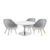 Ensemble Table TWIN + 3 chauffeuses AMAGNI